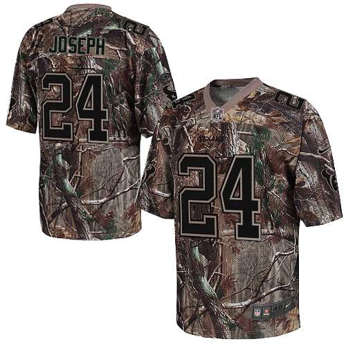 Men's Limited Johnathan Joseph Nike Jersey Camo - #24 Realtree NFL Houston Texans
